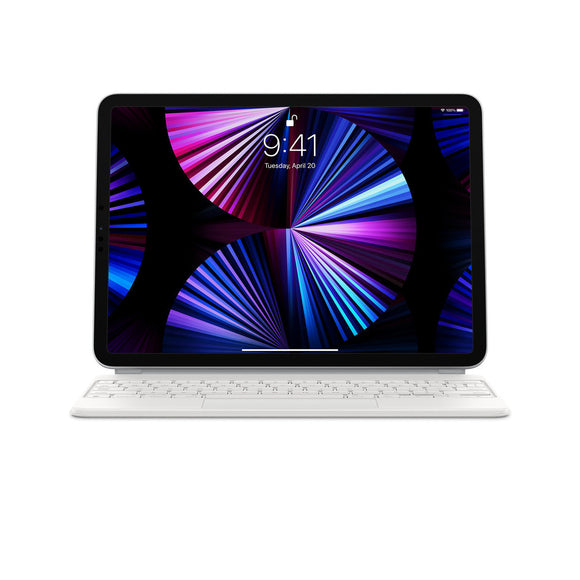 Apple Magic Keyboard for iPad Pro 11-inch (3rd Gen) and iPad Air (4th Gen) - International English - White - MJQJ3Z/A