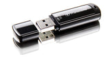 Transcend JetFlash™700 USB 3.1 Super Speed Compliant Flash Drive - Piano Black