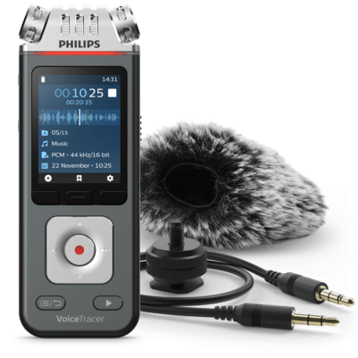 PHILIPS DVT 7110 Audio Recorder with Video-shooting kit