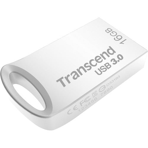 Transcend JetFlash™710 USB 3.1 Super Speed Discreet Flash Drive - Silver