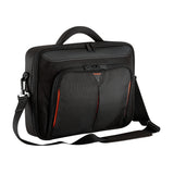Targus 15.6 Inch Classic+ Clamshell Laptop Bag - Black/Red (CN415EU)