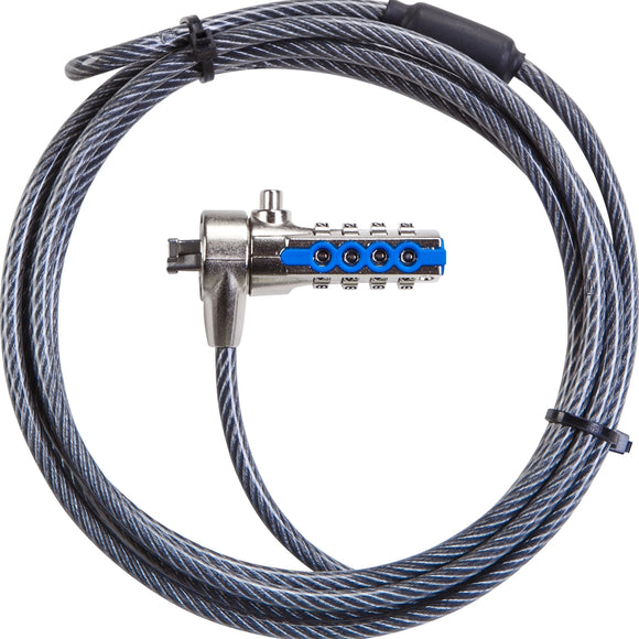 Targus DEFCON T-Lock Resettable Combination Cable Lock (PA410E)