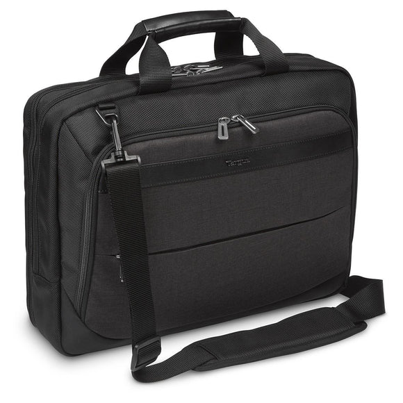 Targus 15.6 Inch CitySmart High Capacity Topload Laptop Case - Black/Grey (TBT915EU)