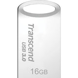 Transcend JetFlash™710 USB 3.1 Super Speed Discreet Flash Drive - Silver