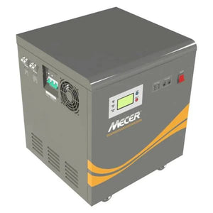 Mecer Inverter Trolley - 2Kw 24V 2x100A Battery Pure Sine Wave Inverter + 720W Solar Charge Controller (SOL-I-BB-M2)