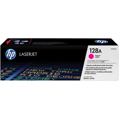 Genuine HP 128A Magenta LaserJet Toner Cartridge (CE323A)