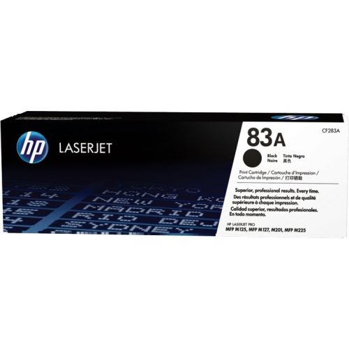 Genuine HP 83A Black LaserJet Toner Cartridge (CF283A)