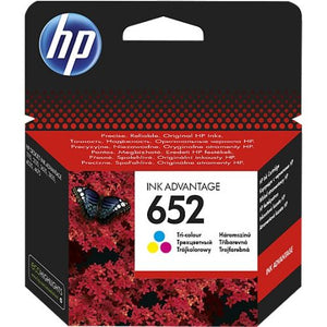 Genuine HP 652 Tri Colour Ink Cartridge (F6V24AE