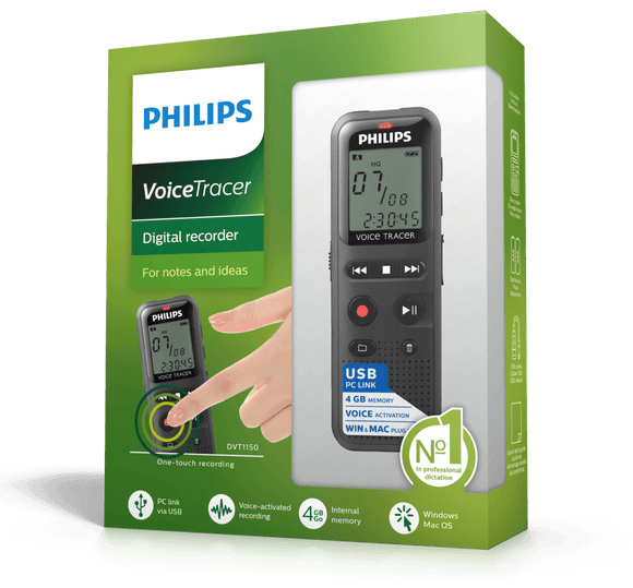 Philips VoiceTracer Audio recorder (DVT 1150)