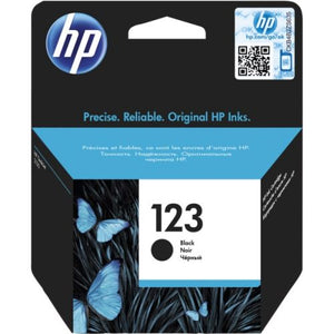 Genuine HP 123 Black Ink Cartridge (F6V17AE)