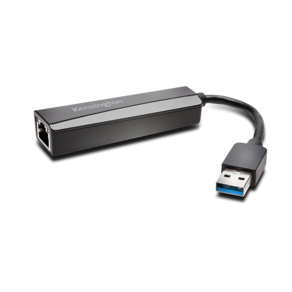 Kensington UA0000E USB 3.0 Ethernet Adapter — Black - K33981WW