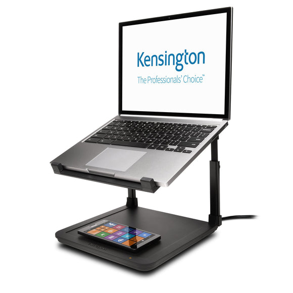 Kensington SmartFit® Laptop Riser with Wireless Phone Charging Pad - K52784WW